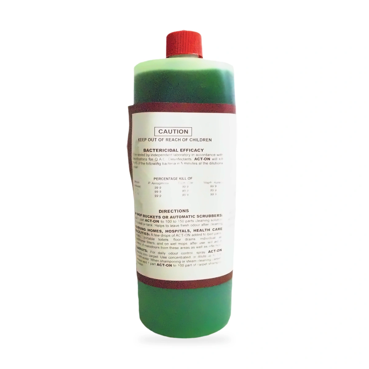 Act-On Concentrated Liquid Deodorant and Bactericide 1L - side shot 2