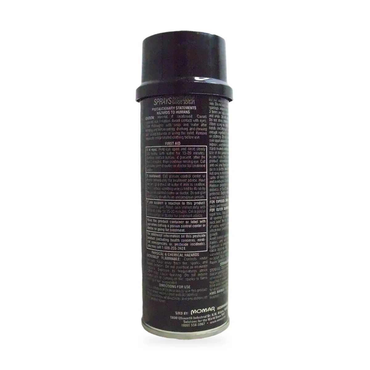 Back Off Aerosol Personal Insect Repellent - back shot