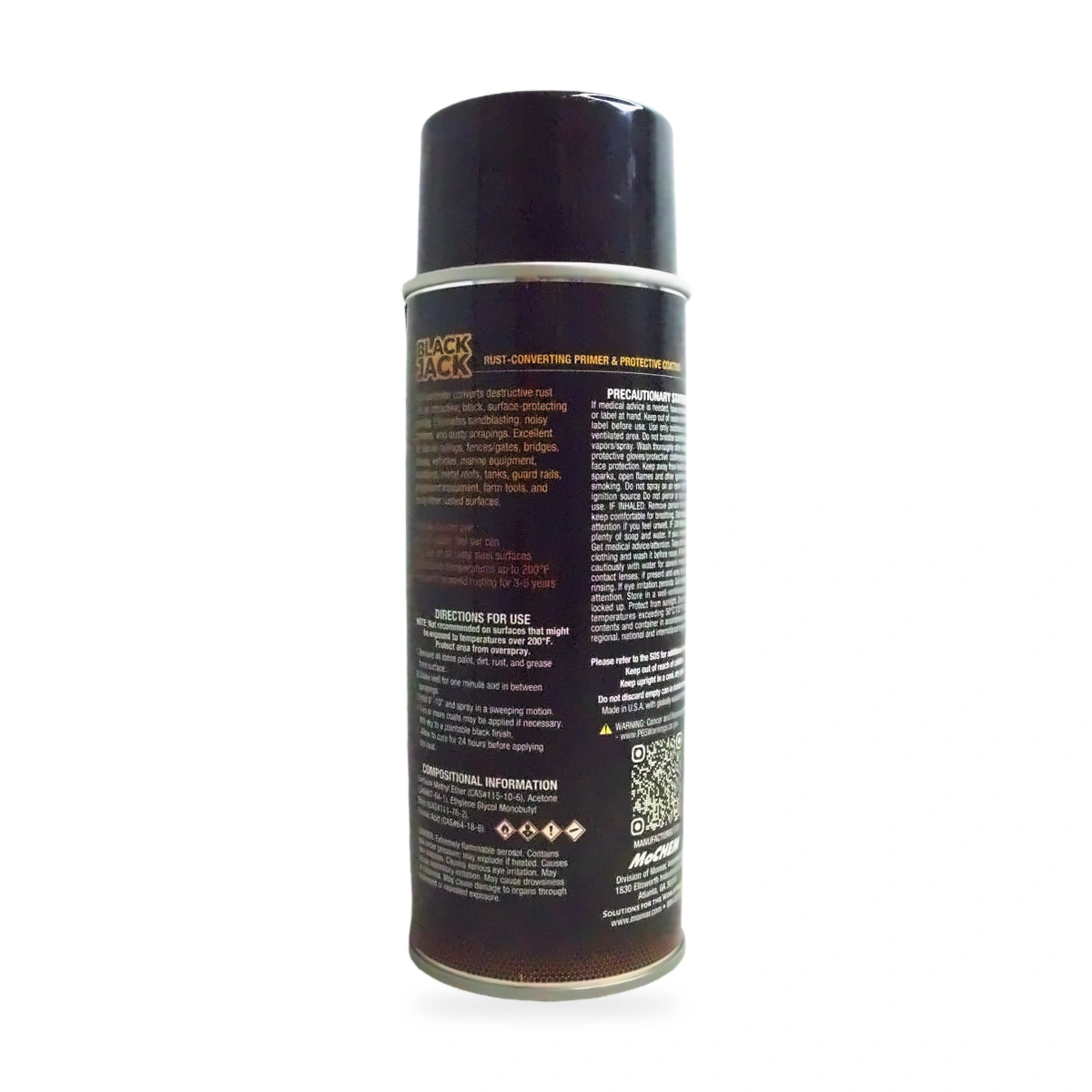 Black Jack Rust-Converting Primer Aerosol - back shot
