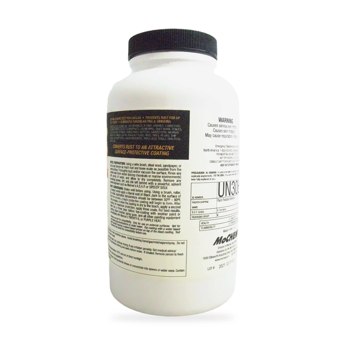 Black Jack Rust-Converting Primer Bottle - back shot
