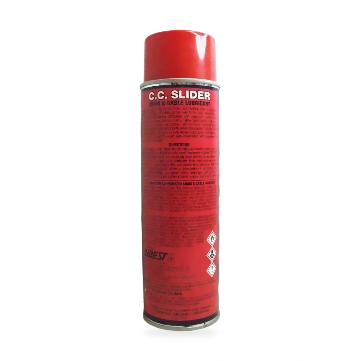 C.C. Slider Chain and Cable Lubricant - back shot