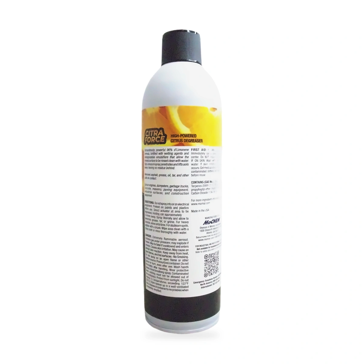 Citra Force Citrus Degreaser - back shot