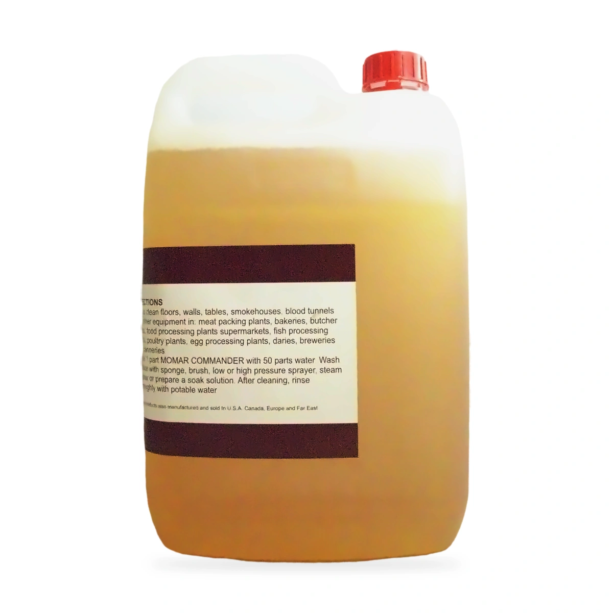 Commander Neutral Cleaner for Food Industry 5L - side shot