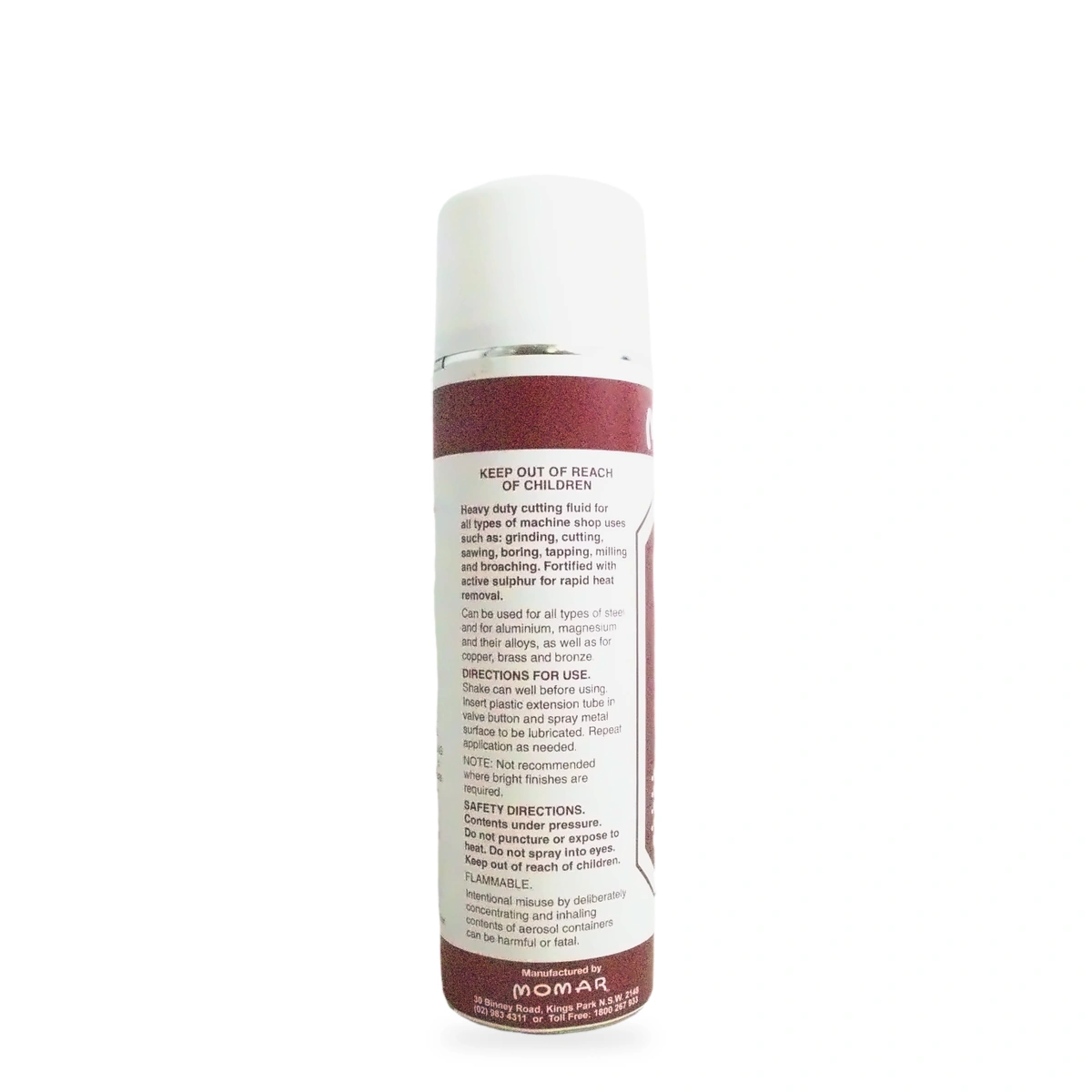 Cool-Kut Cutting Fluid - back shot