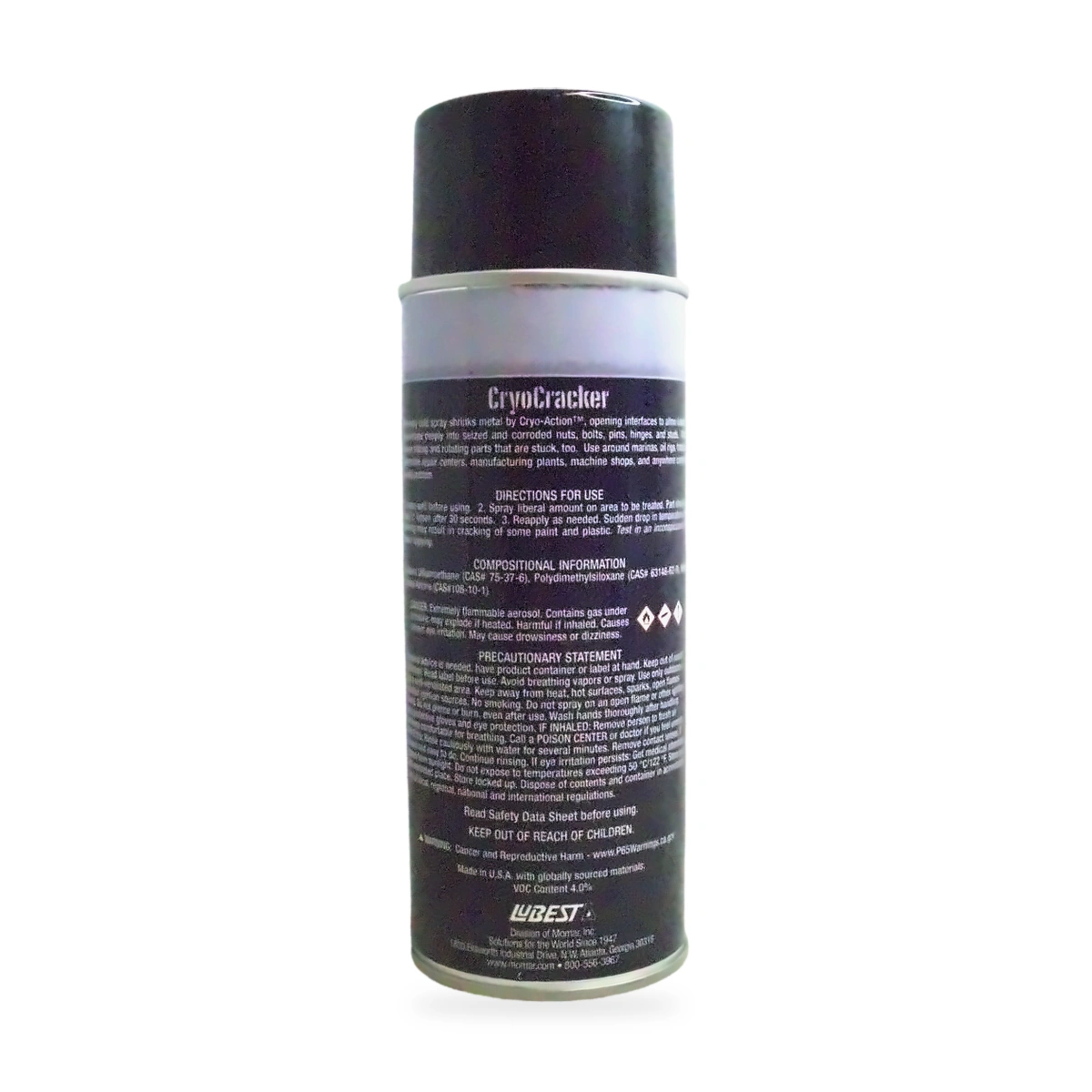 CryoCracker Shock-Freezing Penetrant - back shot