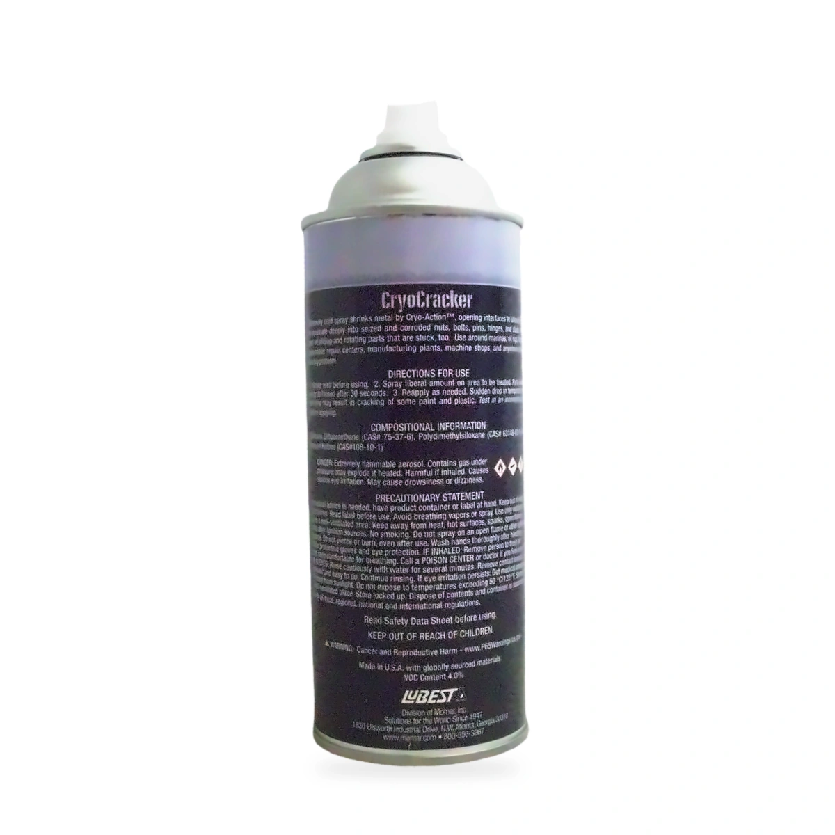 CryoCracker Shock-Freezing Penetrant - back shot (cap off)