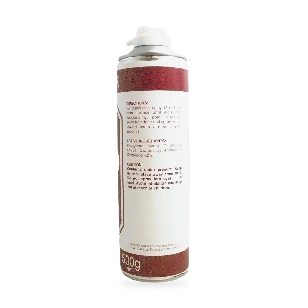 D and D Disinfectant Deodorant Spray - side shot 2