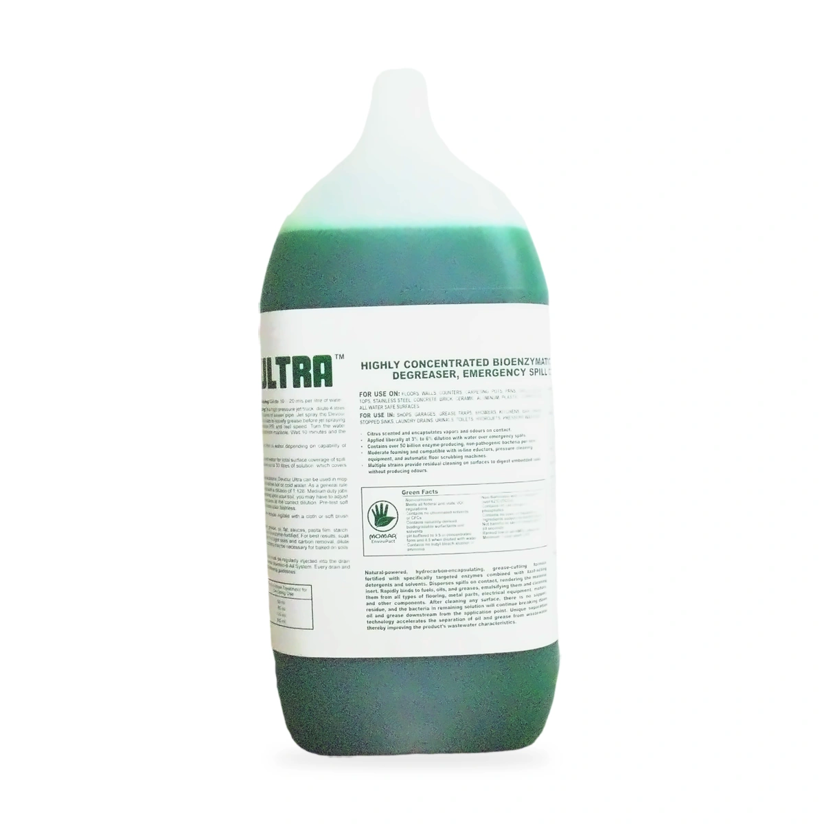 Devour Ultra Concentrated Bioenzymatic Degreaser 5L - side shot 1
