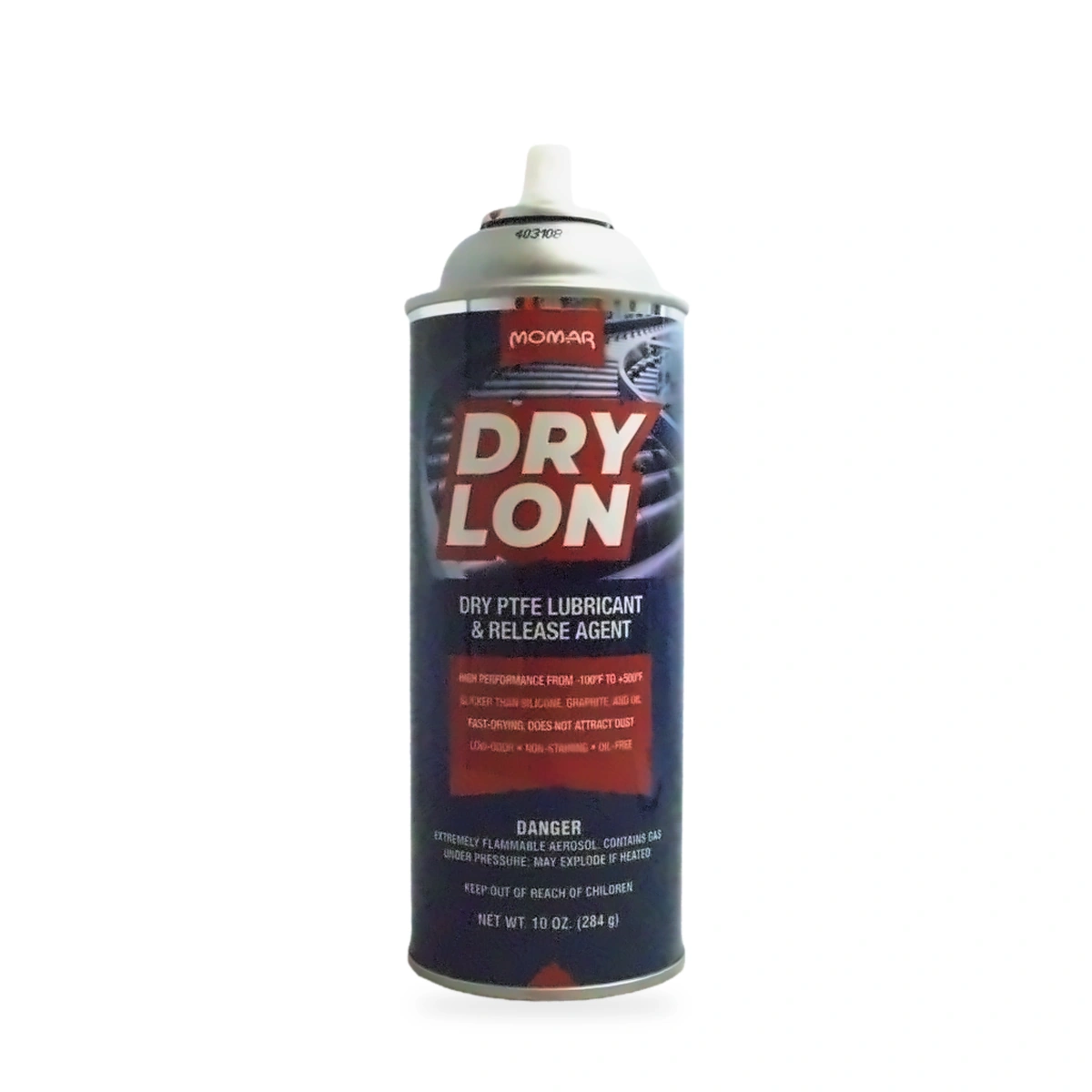 Dry Lon Dry PTFE Lubricant and Release Agent - front shot (cap off)