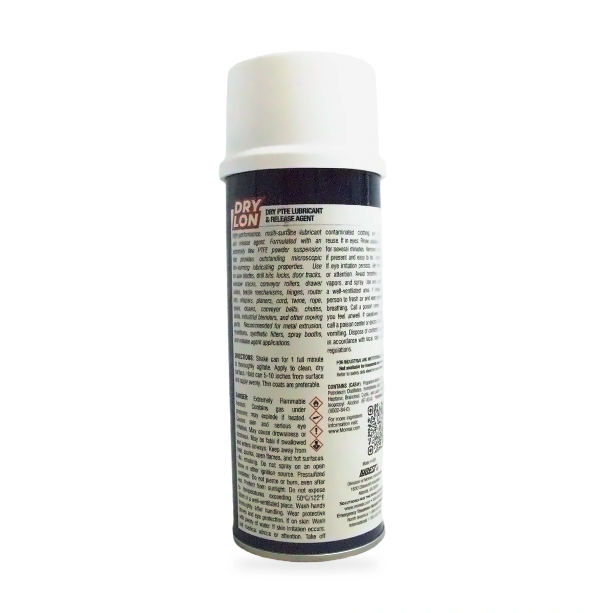Dry Lon Dry PTFE Lubricant and Release Agent - back shot