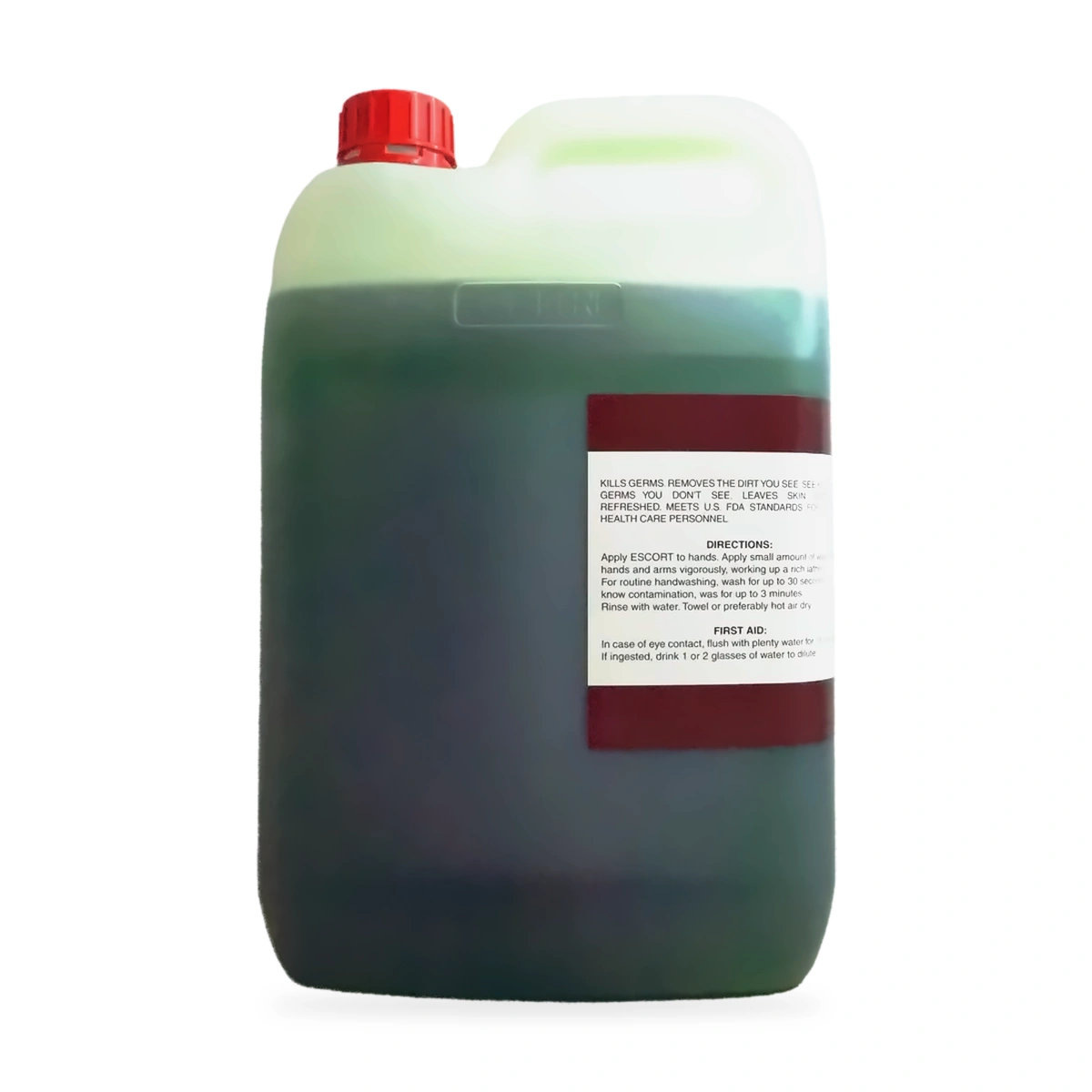Escort Herbal Anti-Bacterial Hands and Arms Cleaner 5L - side shot 2