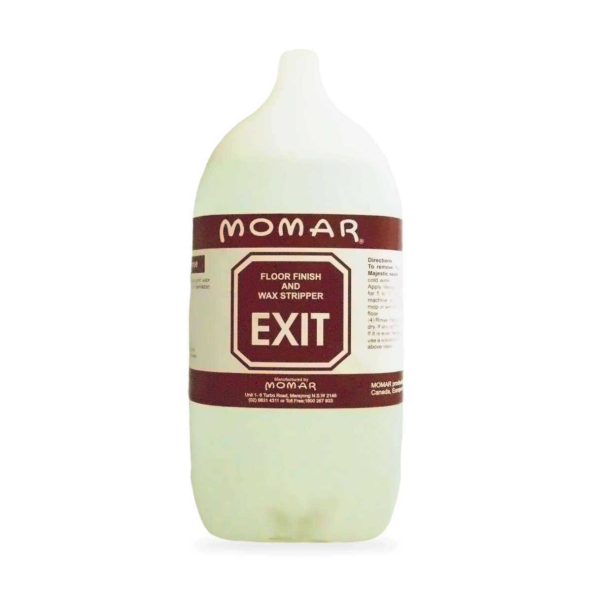 Exit Floor Finish and Wax Stripper 5L - front shot