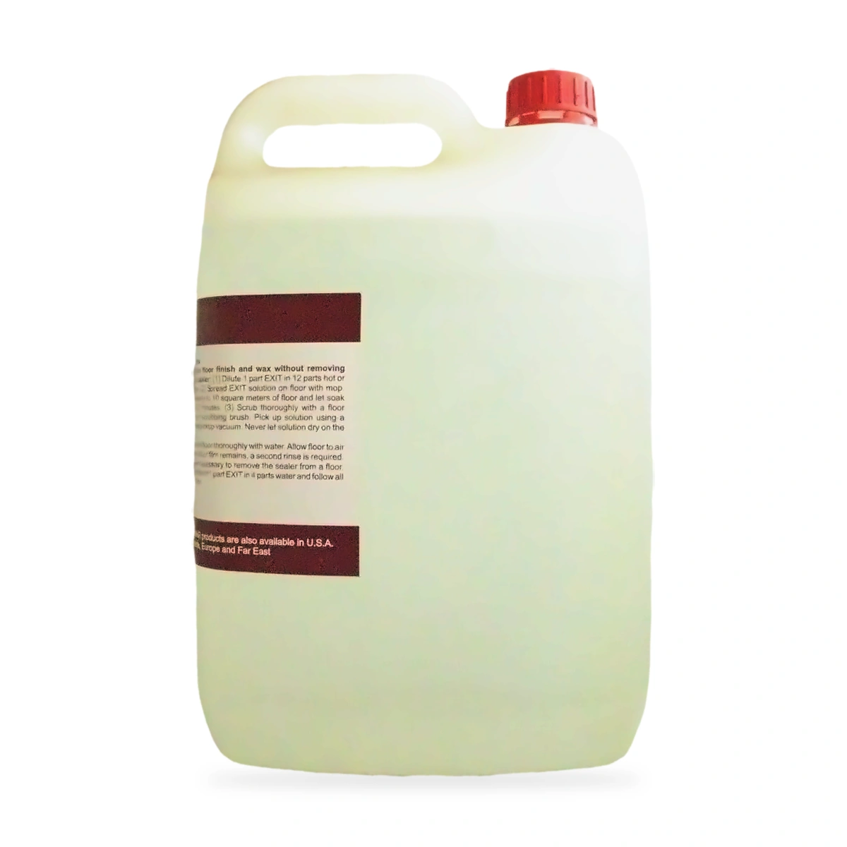 Exit Floor Finish and Wax Stripper 5L - side shot 1