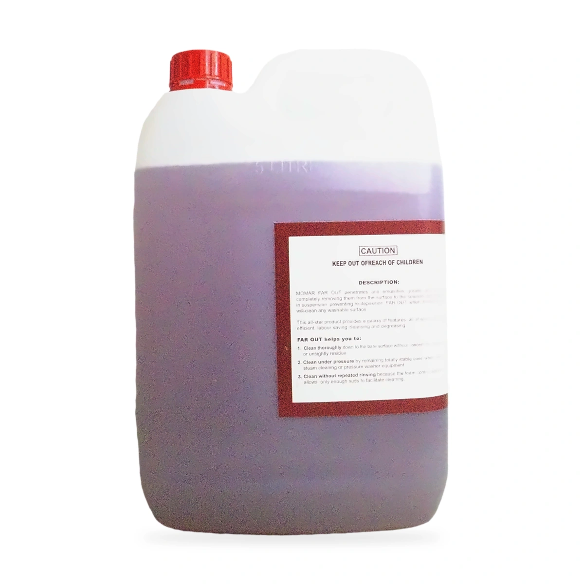 Far Out Biodegradable Cleaner 5L - side shot 2