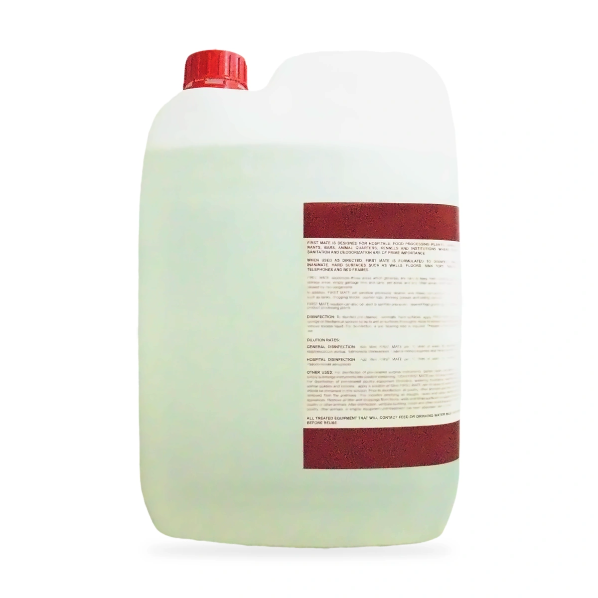 First Mate Disinfectant Deodorizer Sanitizer Virucide 5L - side shot