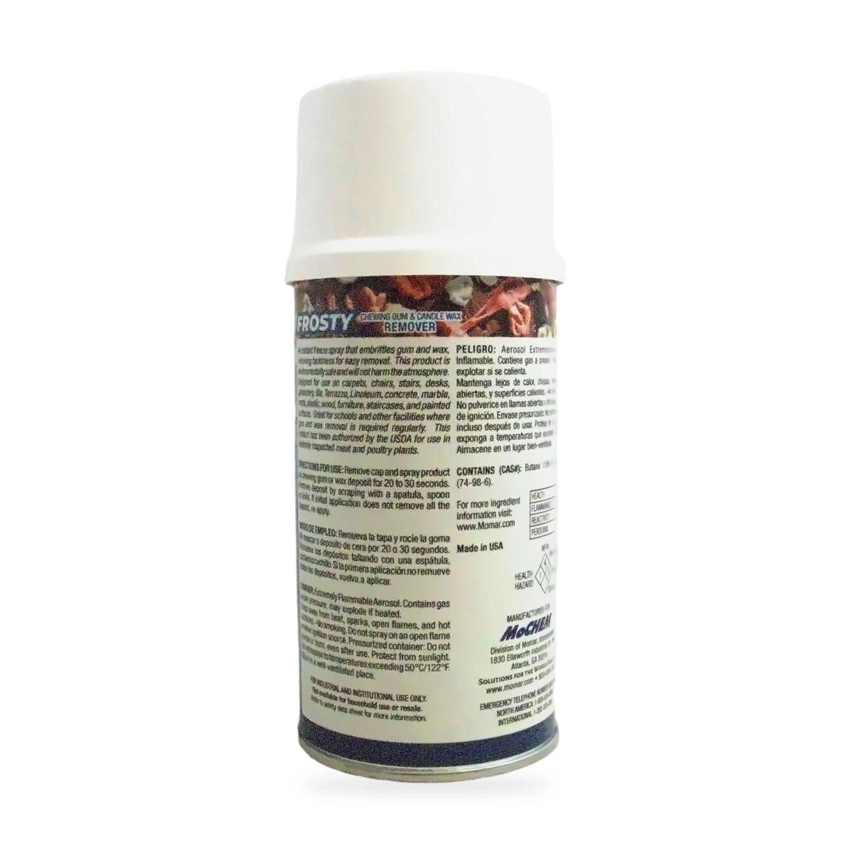Frosty Chewing Gum and Candle Wax Remover - back shot