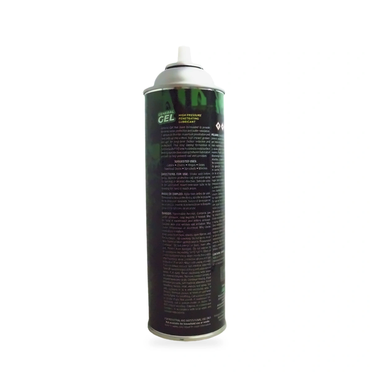 General Gel High Pressure Penetrating Lubricant - back shot (cap off)