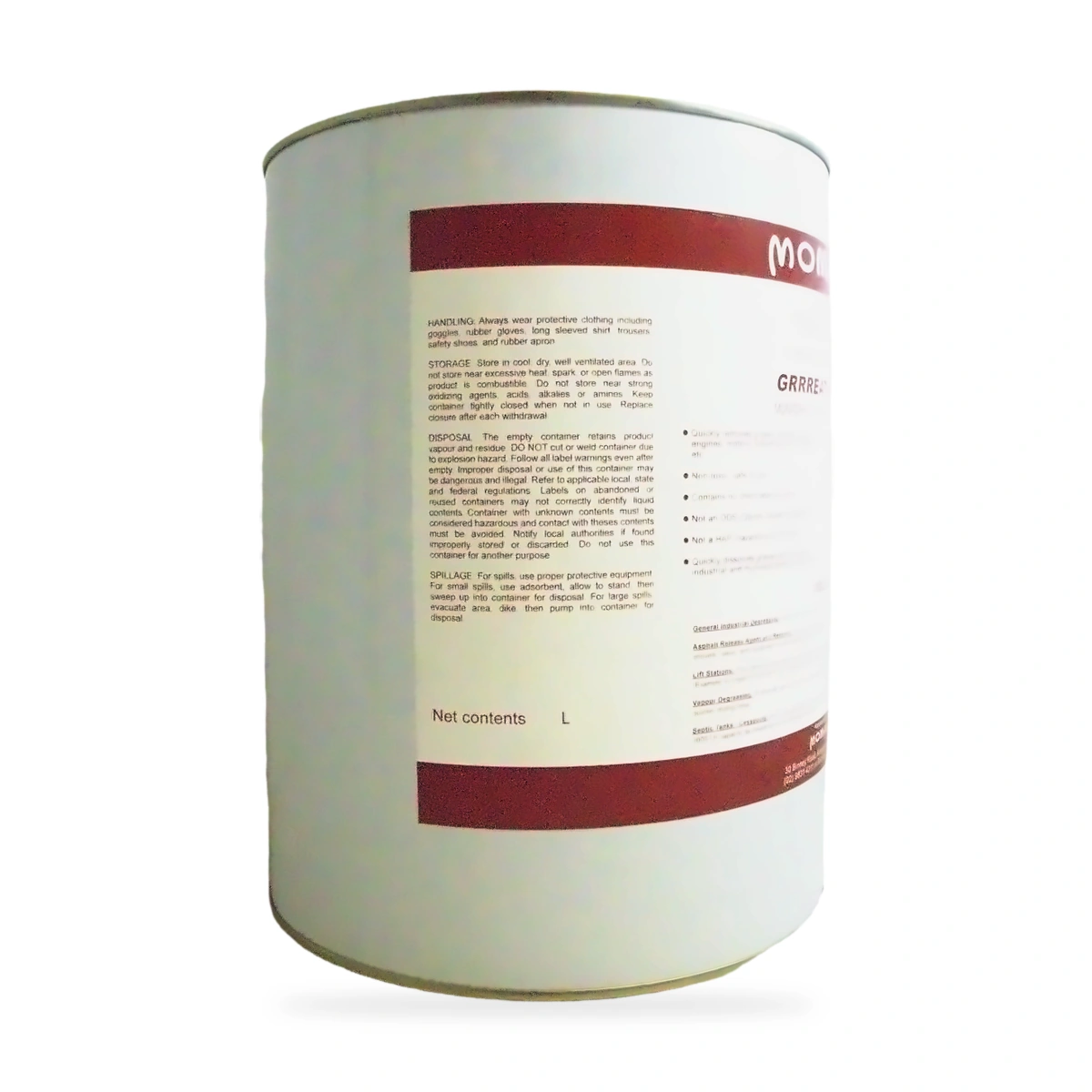 Grrreat Grape Municipal and Industrial Degreaser - side shot 2