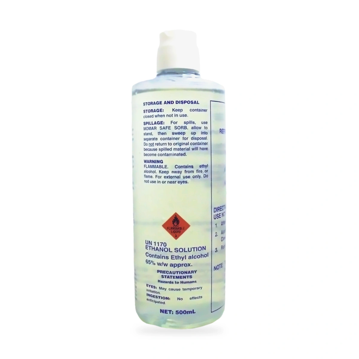 Han-I-Size Hand Sanitiser - side shot