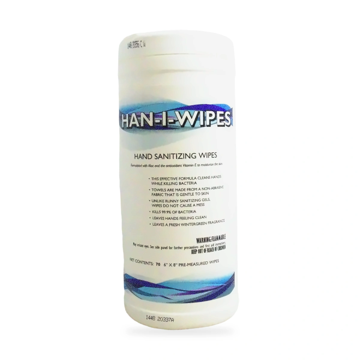 Han-I-Wipes Hand Sanitising Wipes - front shot