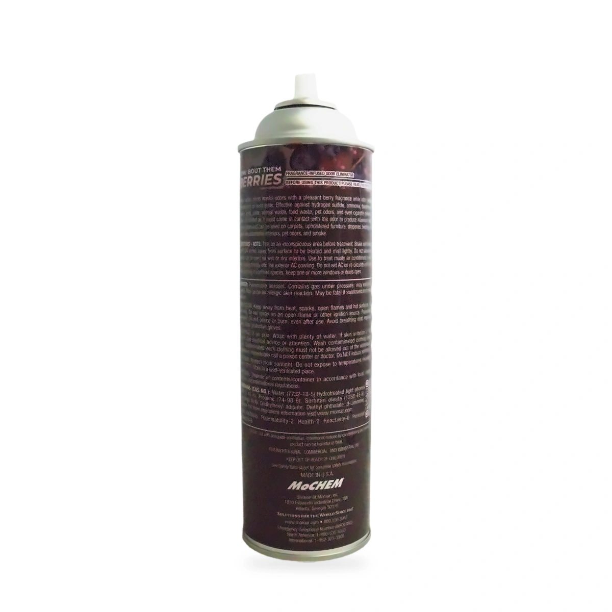 How Bout Them Berries Odour Eliminator - back shot (cap off)