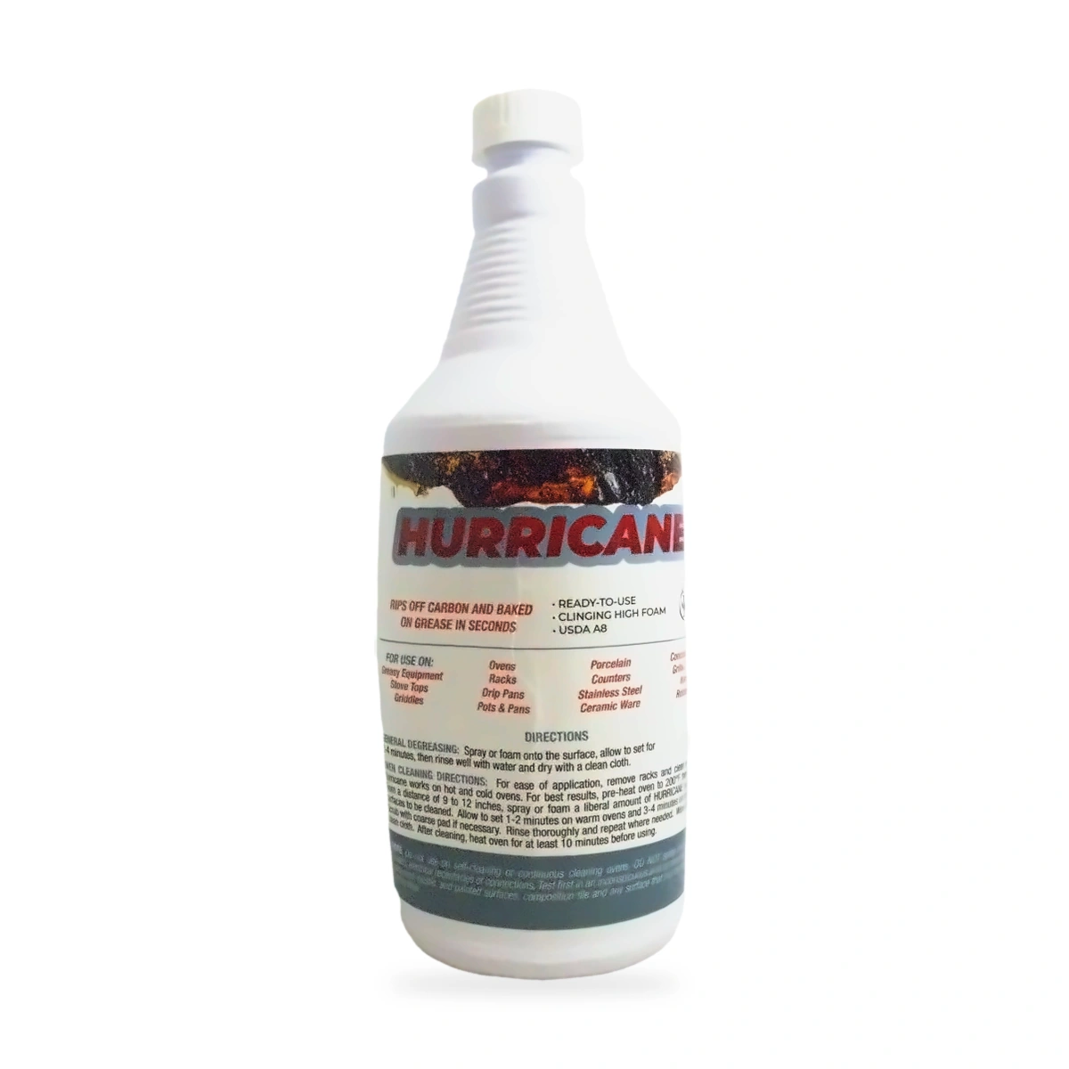 Hurricane Carbon and Baked-On Grease Remover - front shot