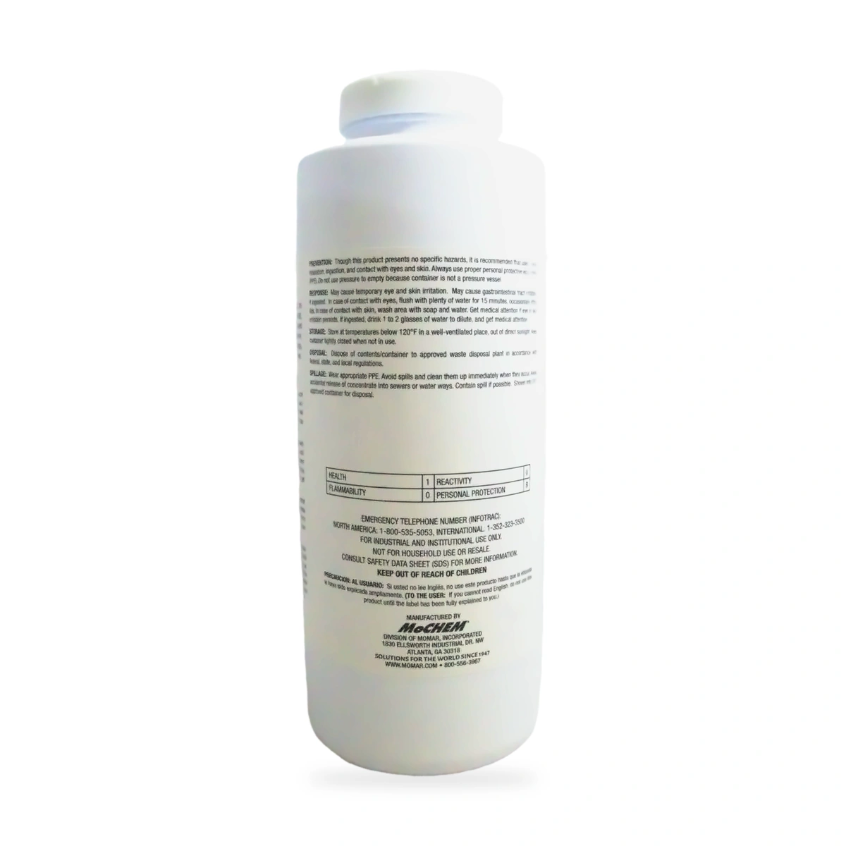 Insta-Zorb Instant Spill Absorbent - back shot