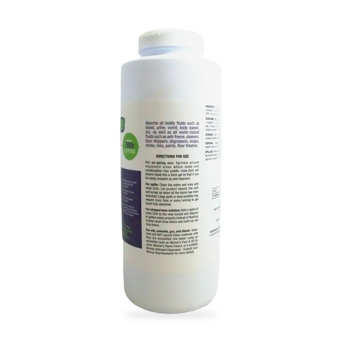 Insta-Zorb Instant Spill Absorbent - side shot