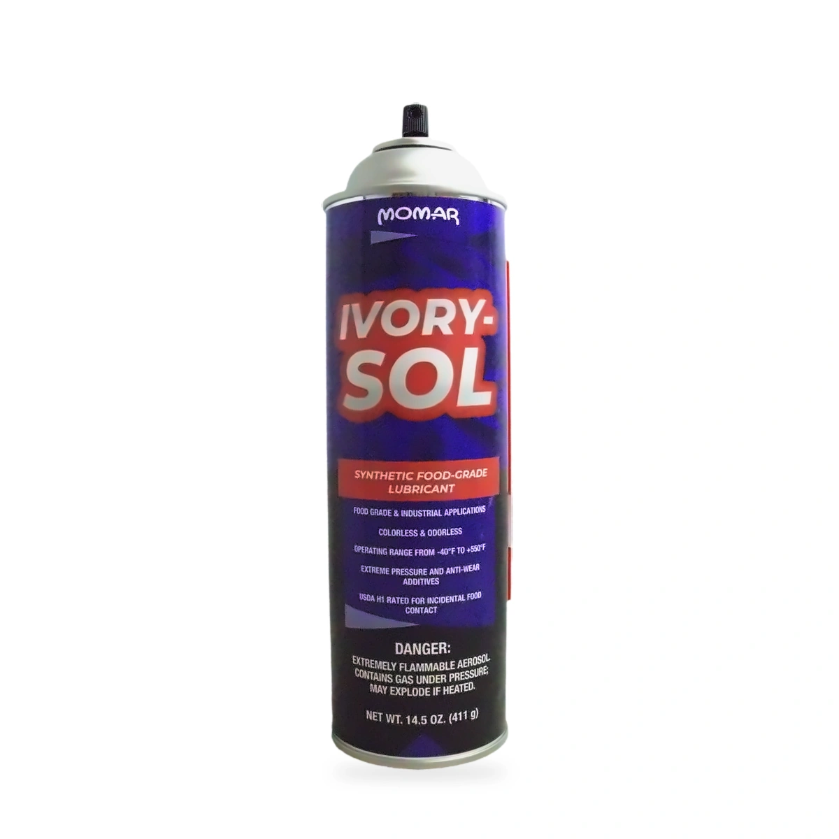 Ivory-Sol Synthetic Food-Grade Lubricant - front shot (cap off)