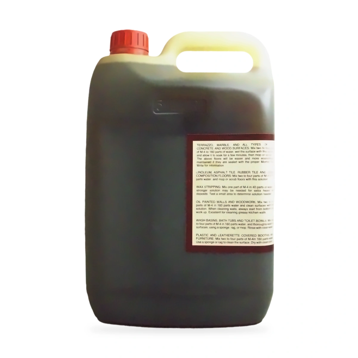 M-4 Magic Cleanser and Disinfectant 5L - side shot 2