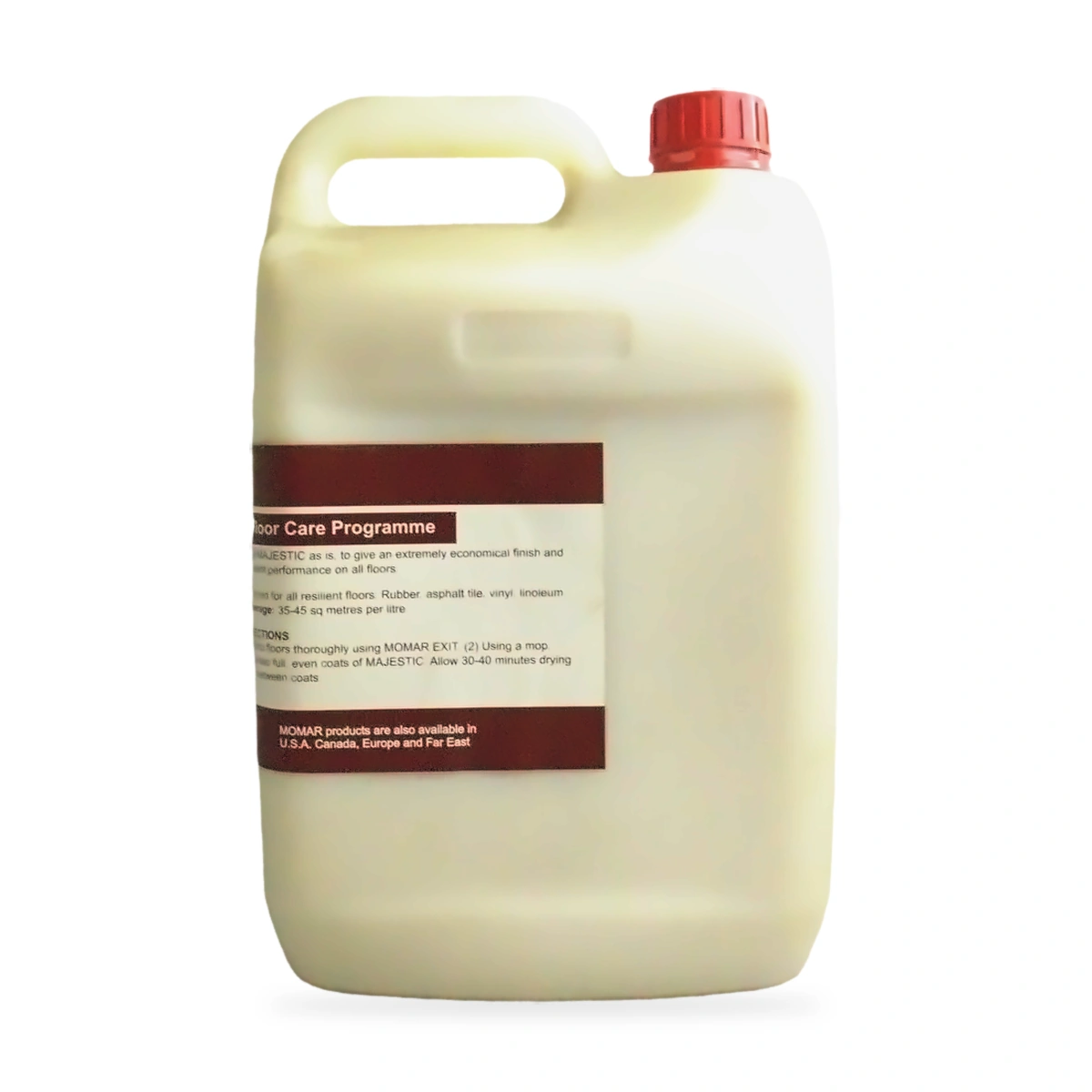 Majestic Floor Seal and Finish 5L - side shot 1