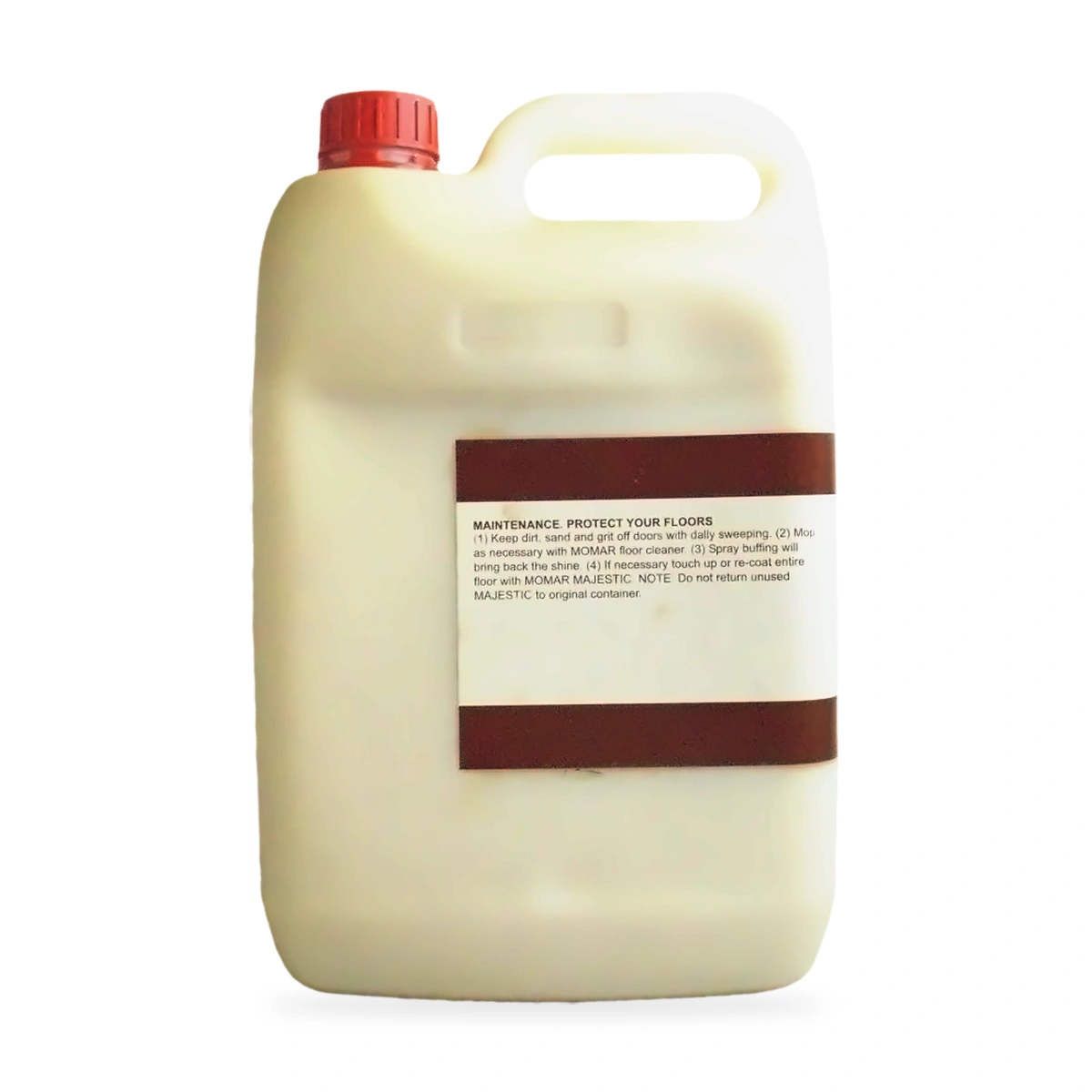 Majestic Floor Seal and Finish 5L - side shot 2