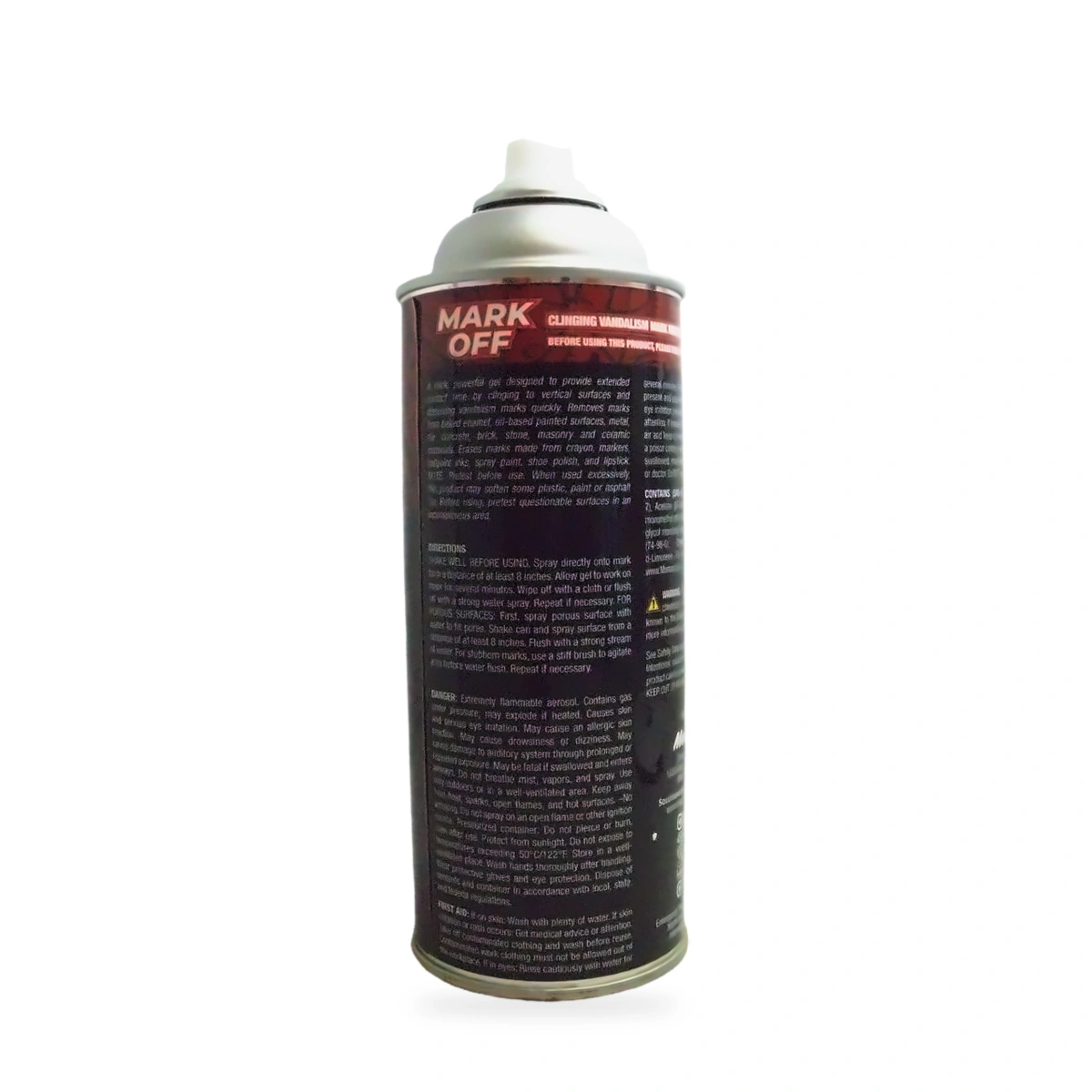 Mark Off Clinging Vandalism Mark Remover - side shot (cap off)