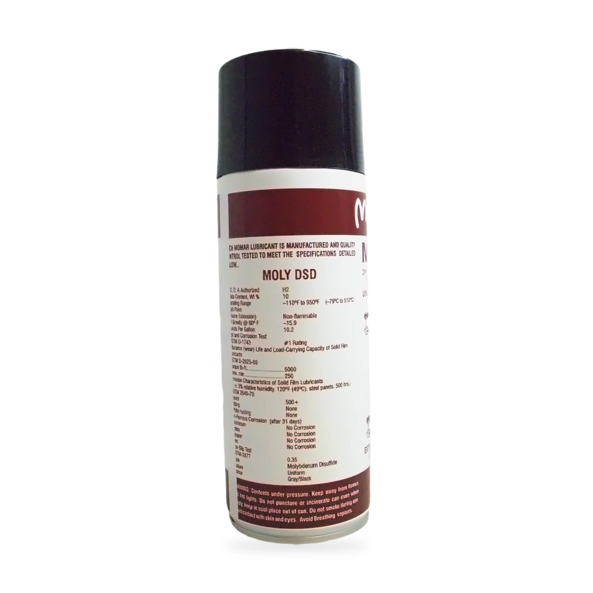 Moly DSD Dry Film Lubricant - side shot