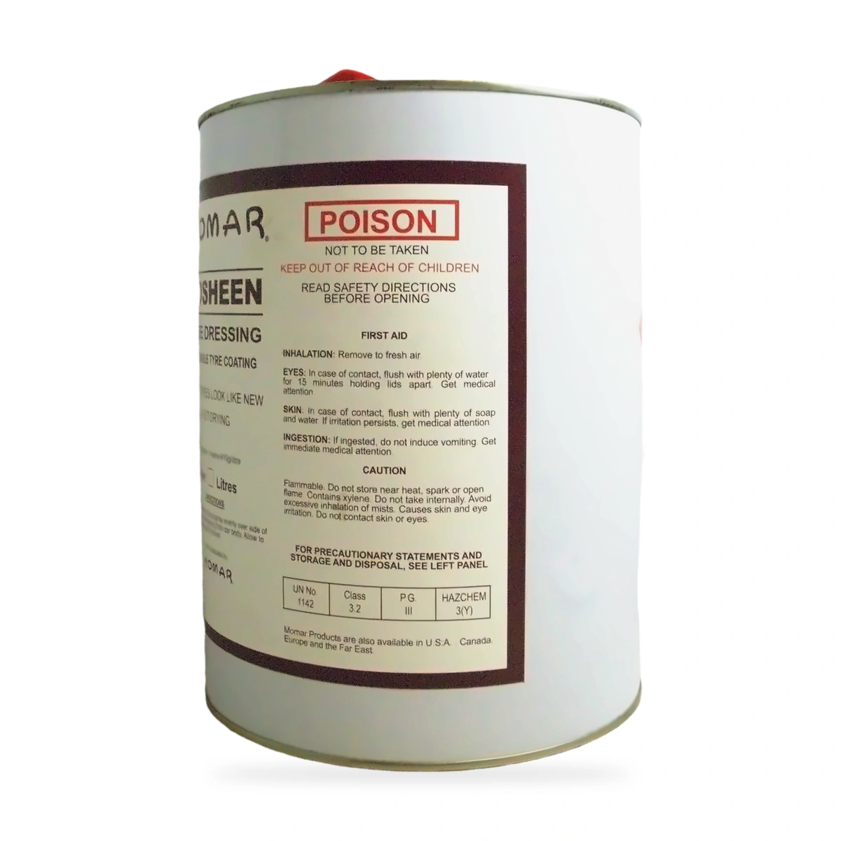 Mosheen Sprayable Tyre Dressing - side shot 1