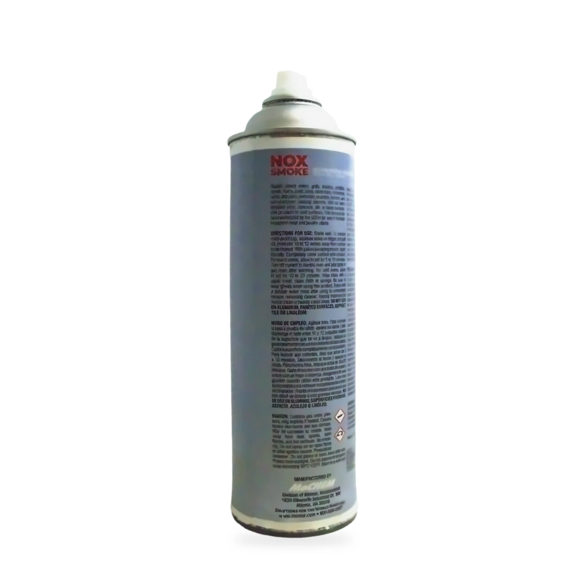 Nox Smoke Degreasing Degreaser Oven and Grill Cleaner - back shot (cap off)