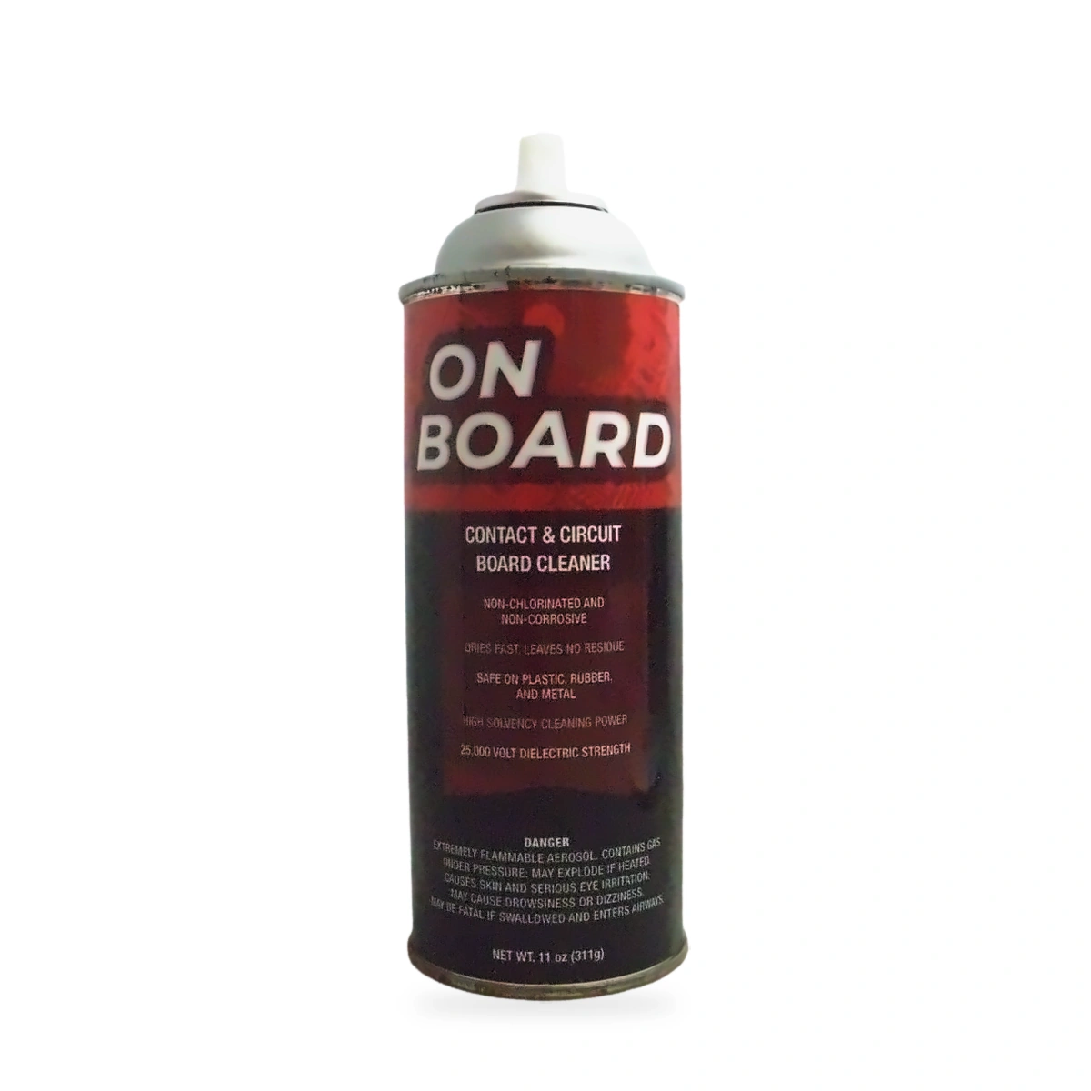 On Board Contact and Circuit Board Cleaner - front shot (cap off)