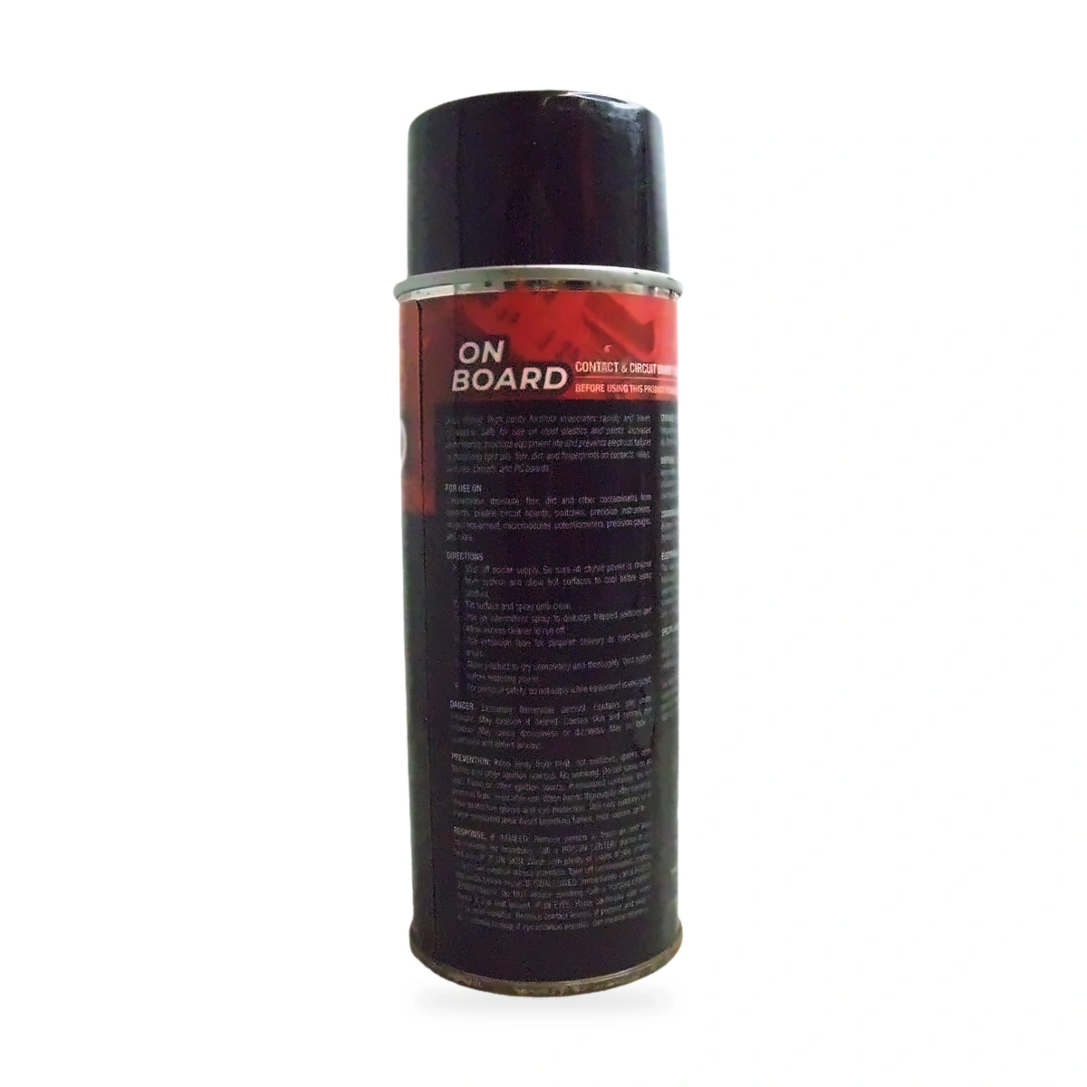On Board Contact and Circuit Board Cleaner - back shot