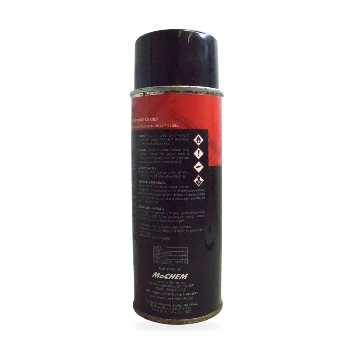 On Board Contact and Circuit Board Cleaner - side shot