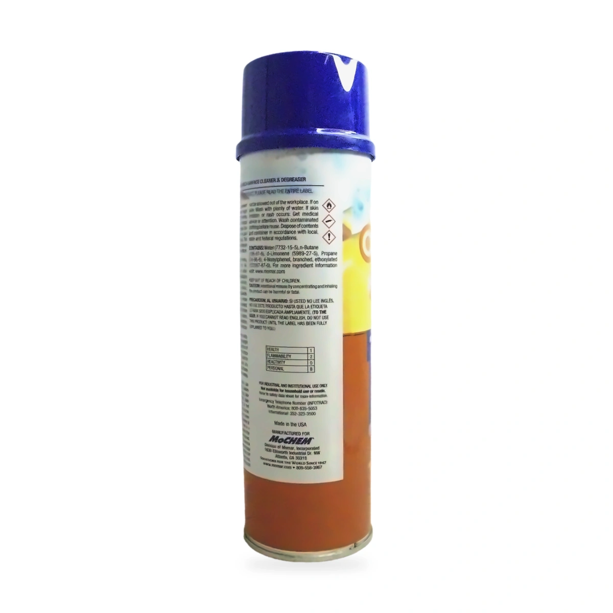 Orange Sno High-Foaming Multi-Surface Cleaner and Degreaser - side shot