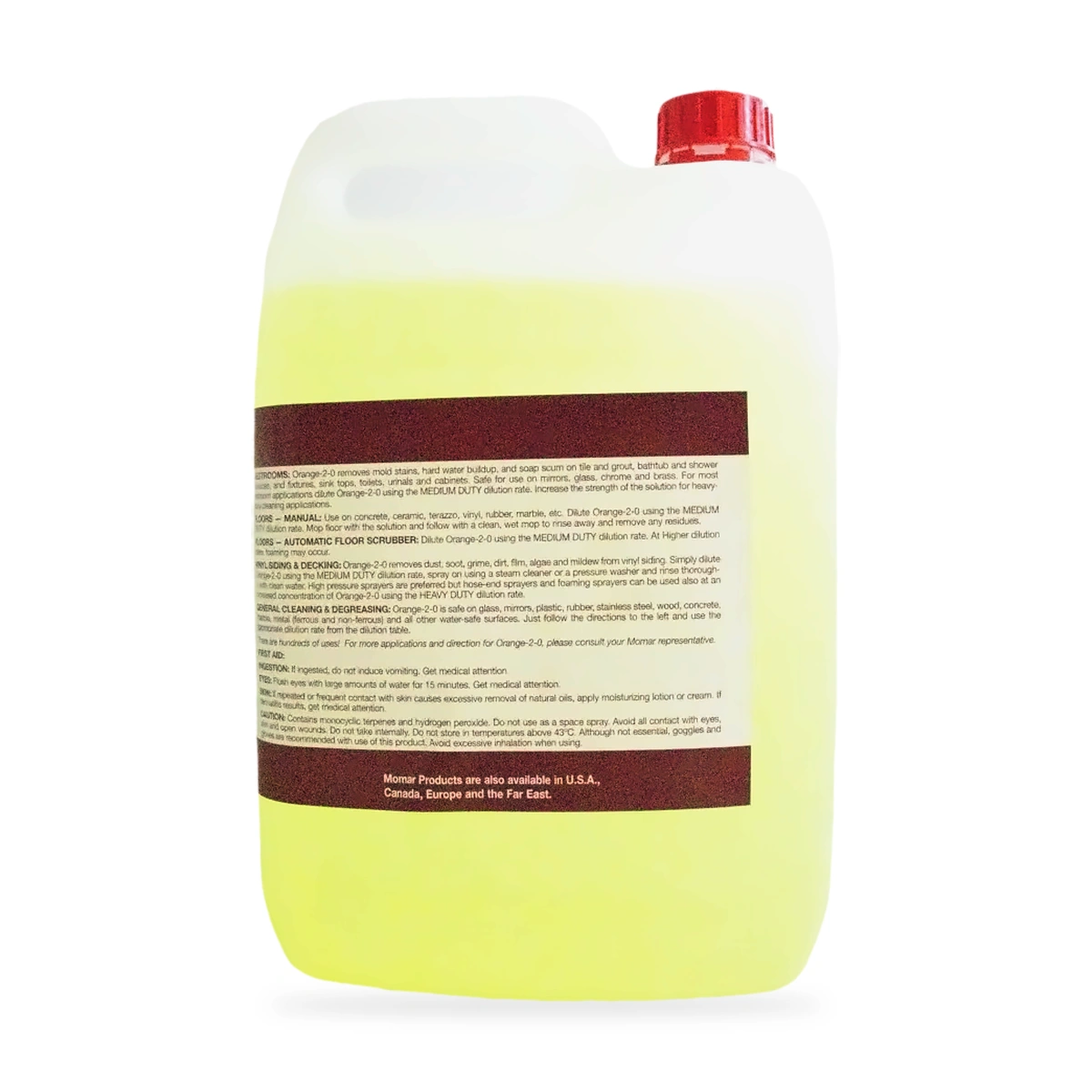 Orange-2-0 General Purpose Citrus Cleaner 5L - back shot