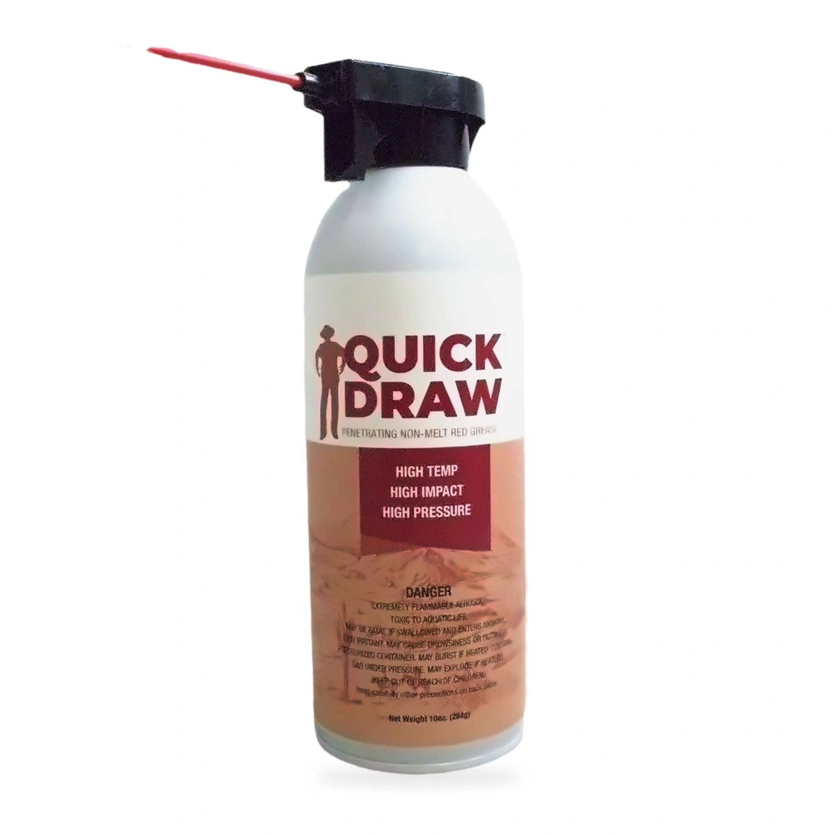 Quick Draw Penetrating Non-Melt Red Grease - front shot (applicator fitted) 2
