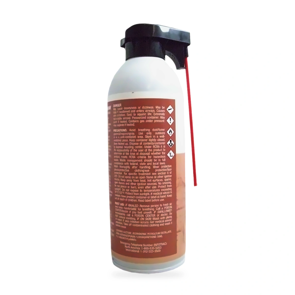 Quick Draw Penetrating Non-Melt Red Grease - side shot (applicator fitted)