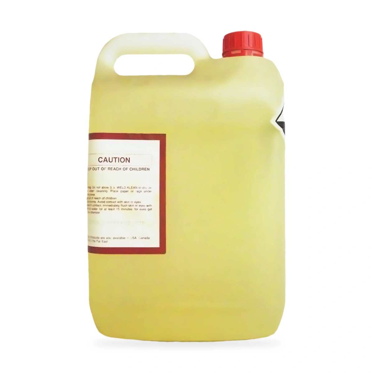 S.S. Weld Klean Stainless Steel Weld Cleaner 5L - side shot 1