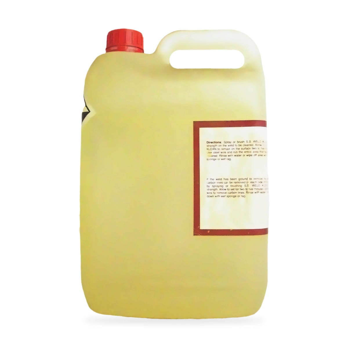S.S. Weld Klean Stainless Steel Weld Cleaner 5L - side shot 2