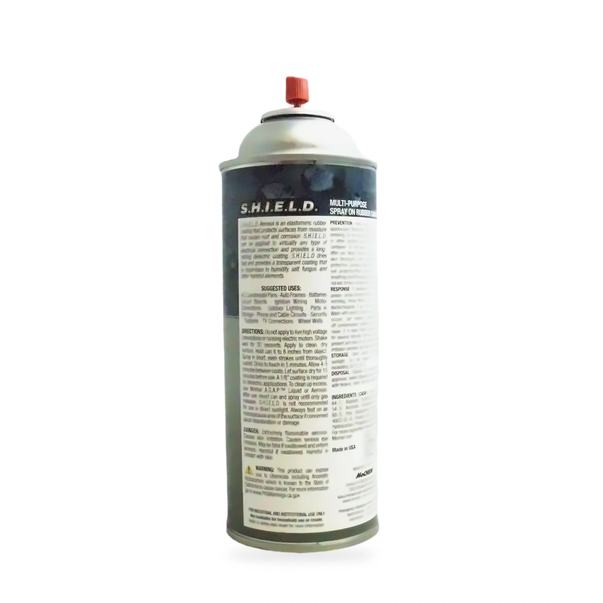 SHIELD Multi-Purpose Spray-On Rubber Coating - back shot (cap off)