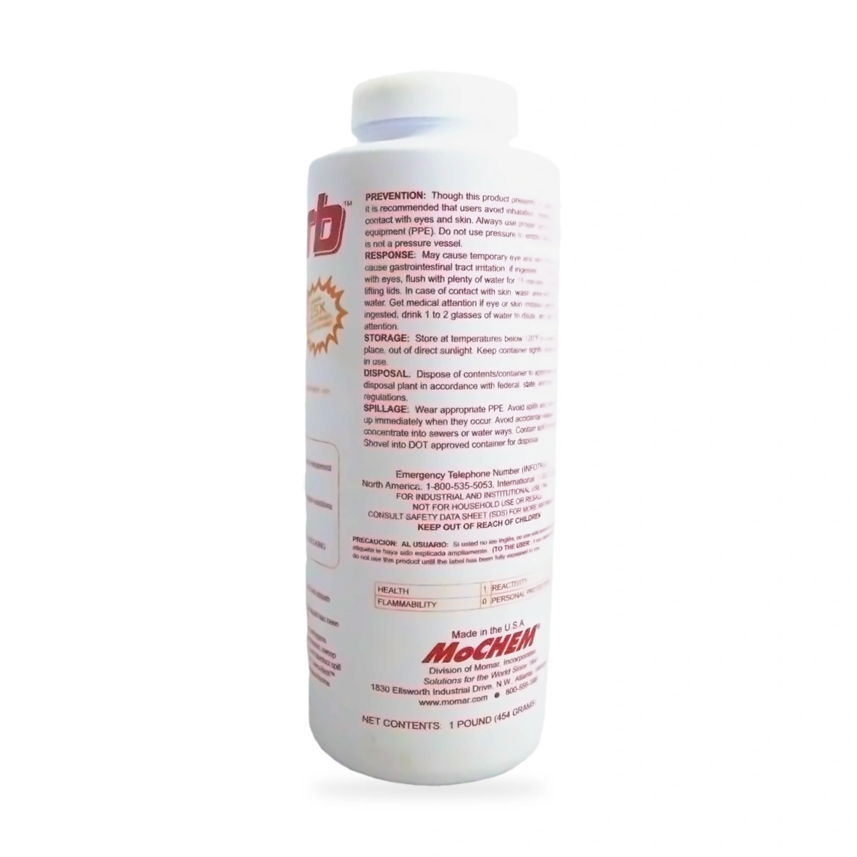 Safe-Sorb Universal Spill Absorbent - back shot