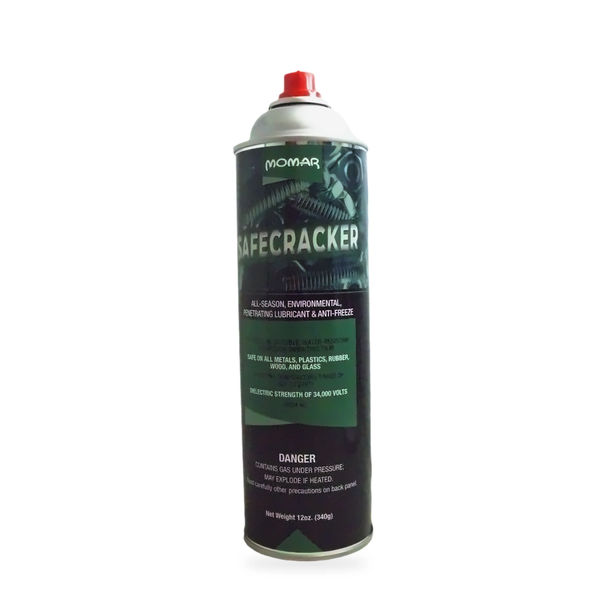 Safecracker Penetrating Lubricant and Anti-Freeze - front shot (cap off)
