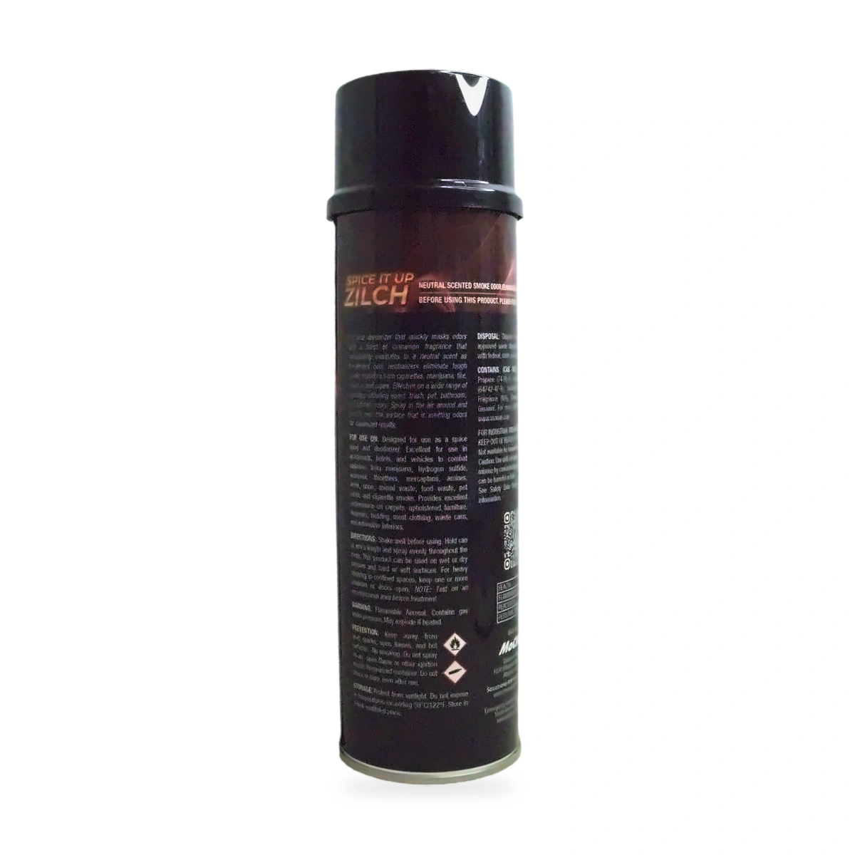 Spice It Up Zilch Smoke Odour Eliminator - back shot