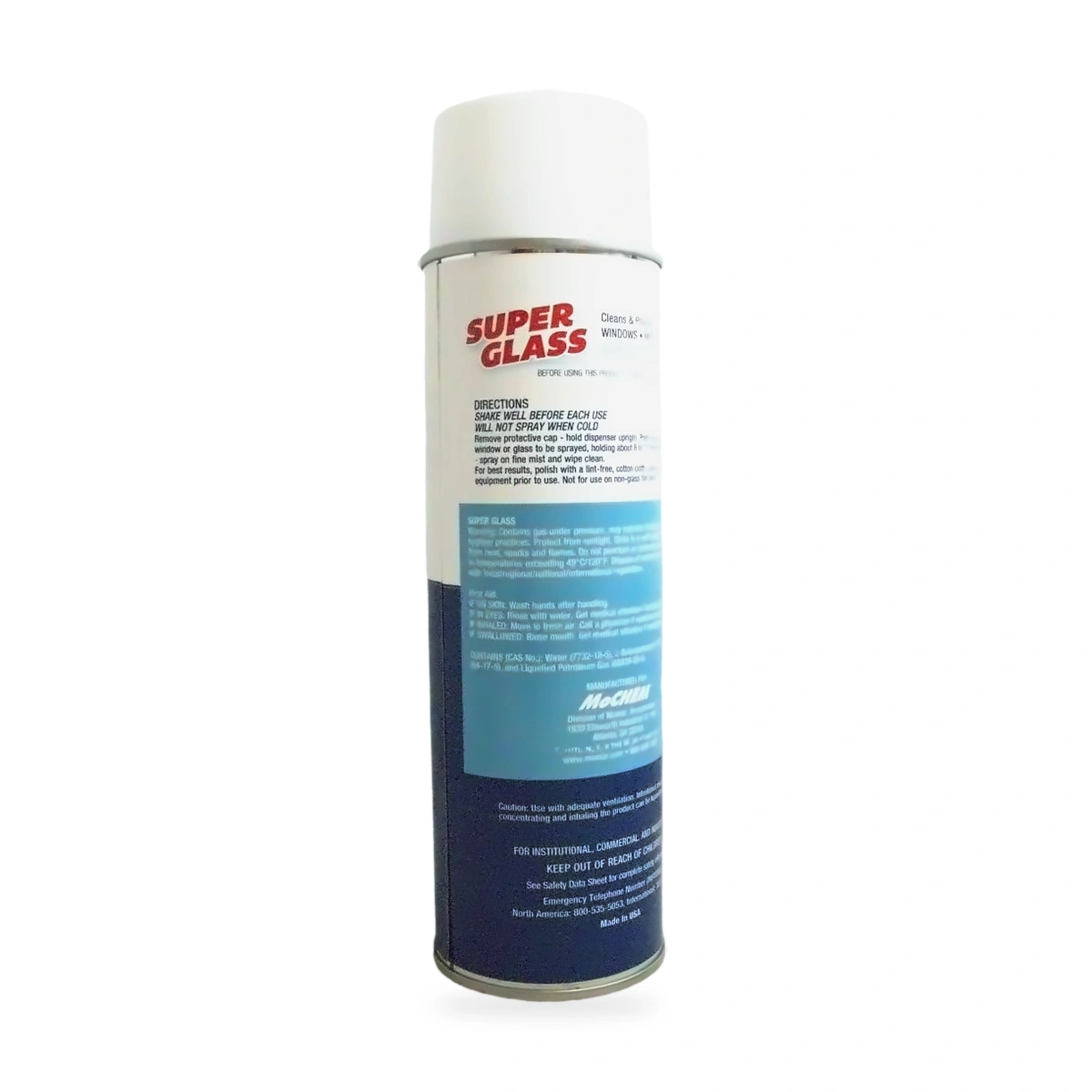Super Glass Glass Cleaner - back shot